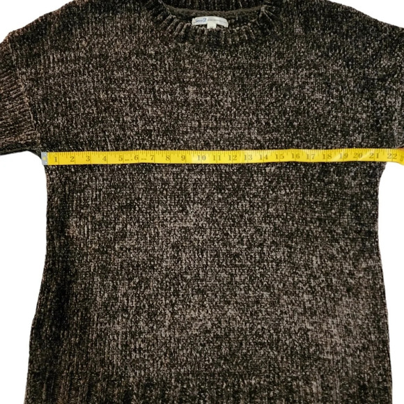 Seven7 Black Gray Pullover Sweater Size Medium SOFT - Picture 5 of 8